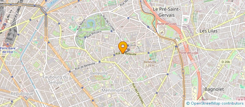 localisation de l'entreprise MLG TRANSPORTS  PARIS