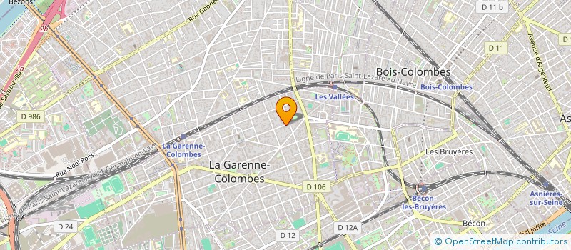 localisation de l'entreprise MLGC à LA GARENNE-COLOMBES
