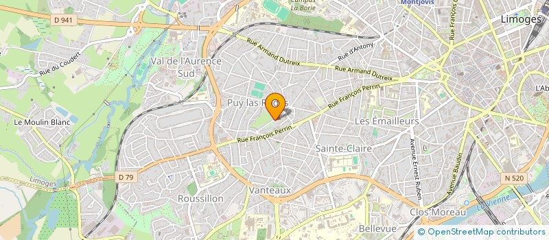 localisation de l'entreprise MLGP ELECTROMENAGER à LIMOGES