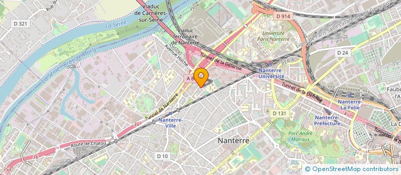 localisation de l'entreprise MLH à NANTERRE