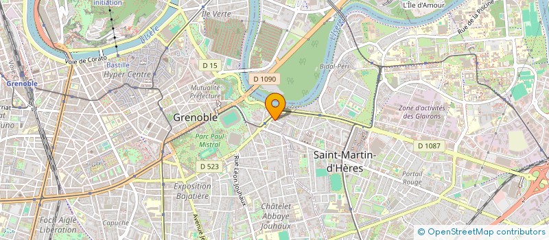 localisation de l'entreprise MLH IMMO  GRENOBLE
