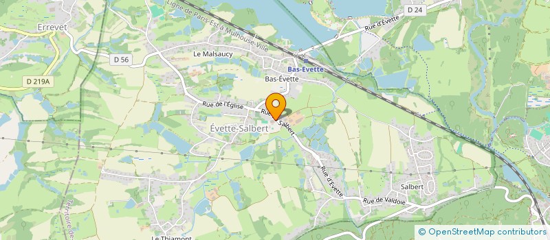 localisation de l'entreprise MLH PETIOT à EVETTE-SALBERT