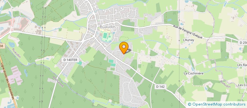 localisation de l'entreprise MLH SOCIETY  RUAUDIN