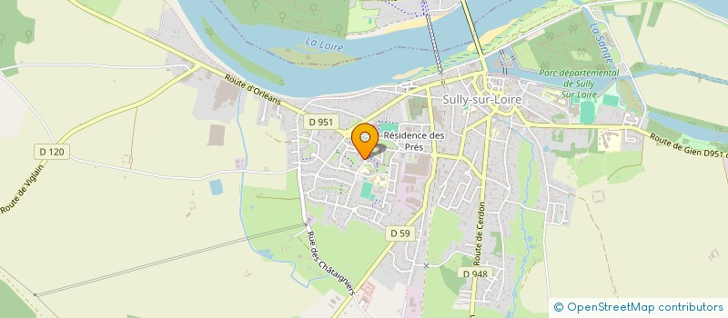 localisation de l'entreprise MLH TRANSPORTS  SULLY-SUR-LOIRE