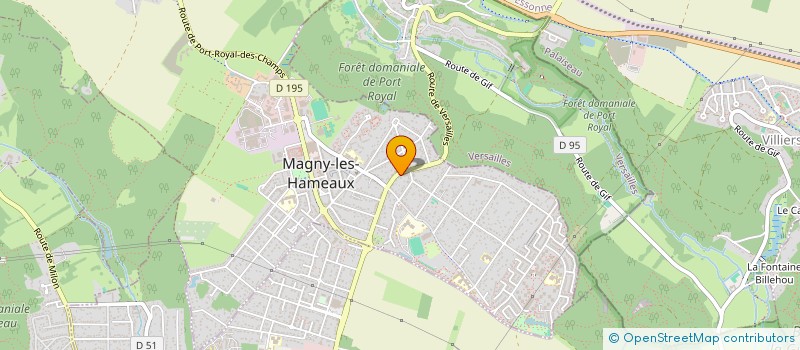 localisation de l'entreprise MLH78  MAGNY-LES-HAMEAUX