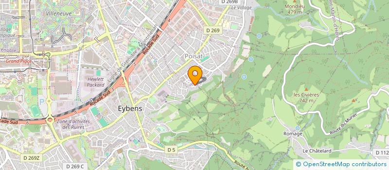 localisation de l'entreprise MLHJC IMMO  EYBENS