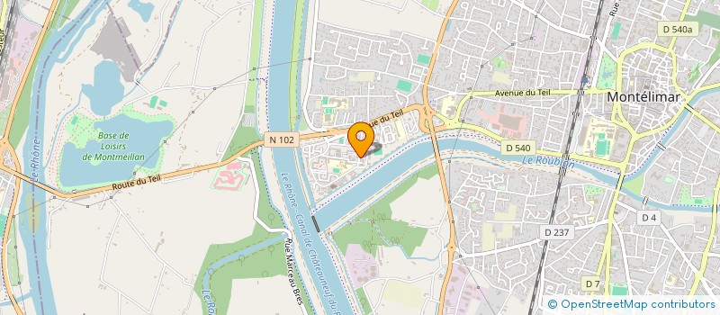 localisation de l'entreprise MLI à MONTELIMAR