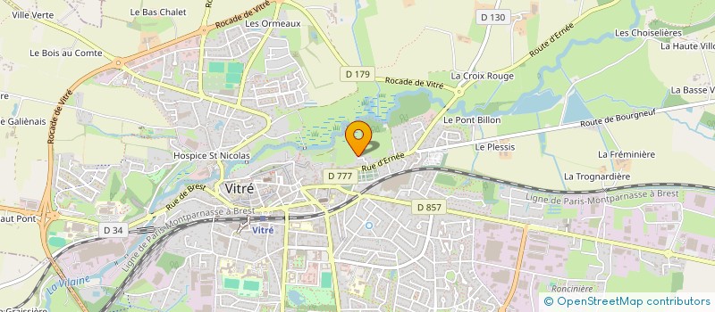 localisation de l'entreprise MLID  VITRE