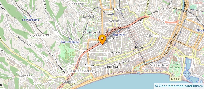 localisation de l'entreprise MLIK TELEPLANETE à NICE