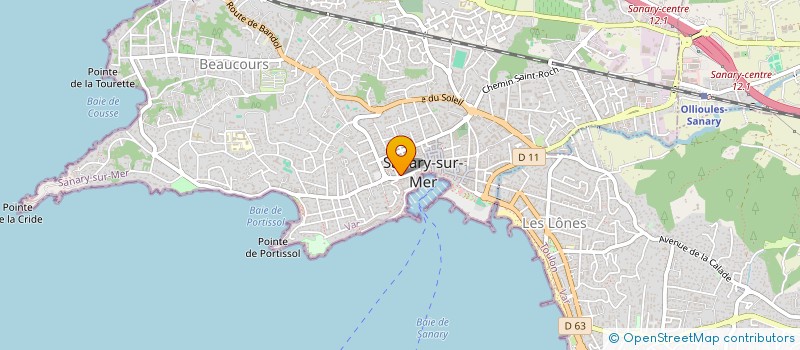 localisation de l'entreprise MLJ à SANARY SUR MER