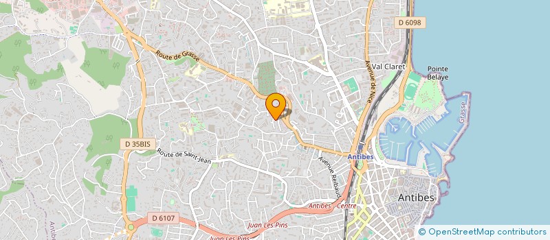 localisation de l'entreprise MLJ à ANTIBES
