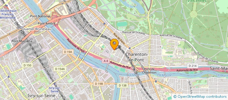 localisation de l'entreprise MLJ  CHARENTON-LE-PONT