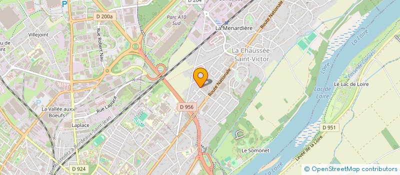 localisation de l'entreprise MLJ  LA CHAUSSEE-SAINT-VICTOR