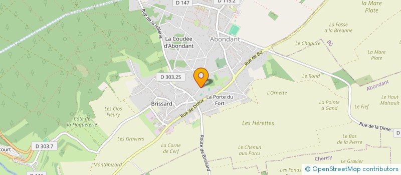 localisation de l'entreprise MLJ ABONDANT à ABONDANT
