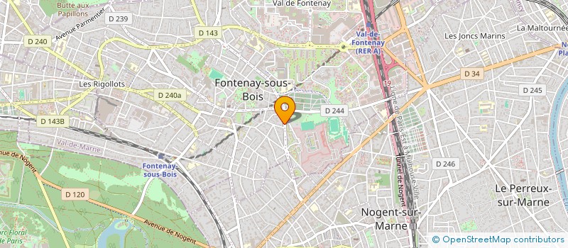 localisation de l'entreprise MLJ CONSEILS à FONTENAY-SOUS-BOIS