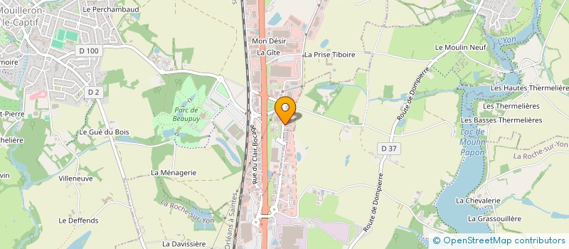 localisation de l'entreprise MLJ FUTUR à MOUILLERON-LE-CAPTIF