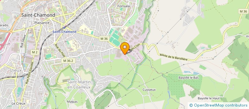 localisation de l'entreprise MLJ IMMO  SAINT-CHAMOND