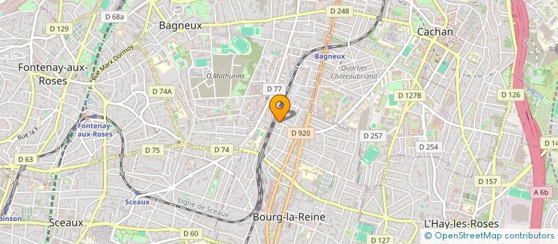 localisation de l'entreprise MLJ IMMO à BOURG-LA-REINE