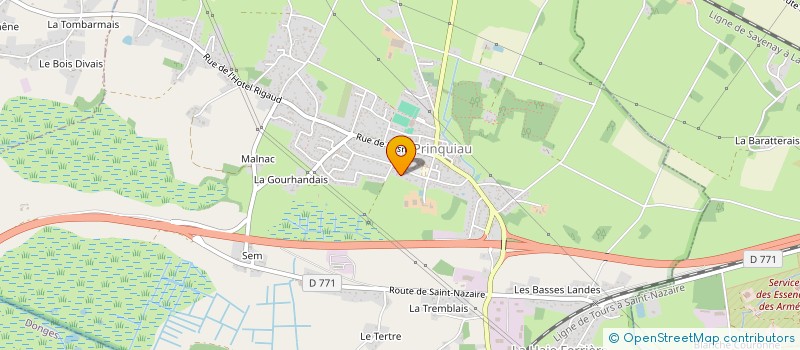 localisation de l'entreprise MLJ INVESTISSEMENTS  PRINQUIAU