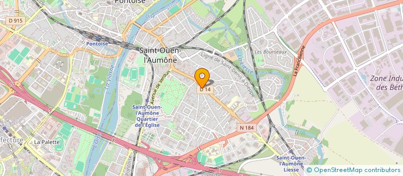 localisation de l'entreprise MLJC à SAINT-OUEN-L'AUMONE