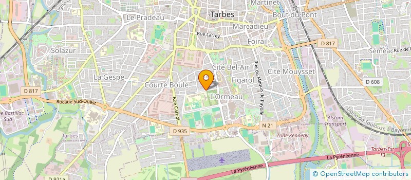 localisation de l'entreprise MLJET  TARBES