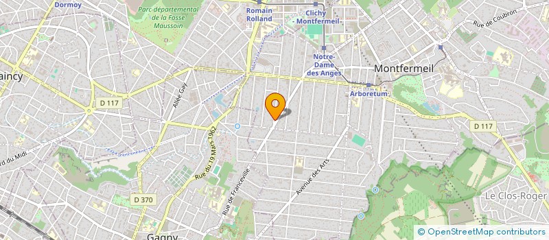 localisation de l'entreprise MLK  MONTFERMEIL