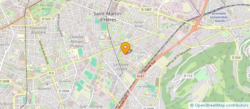 localisation de l'entreprise MLK  SAINT-MARTIN-D'HERES