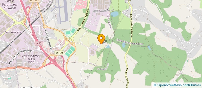 localisation de l'entreprise MLK  ANDREZIEUX-BOUTHEON