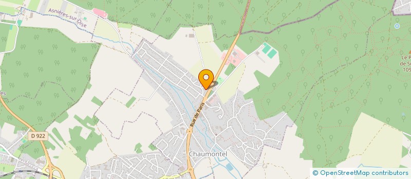 localisation de l'entreprise MLK  CHAUMONTEL