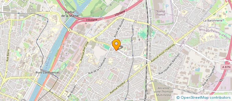 localisation de l'entreprise MLK AUTO SERVICES à ANGERS