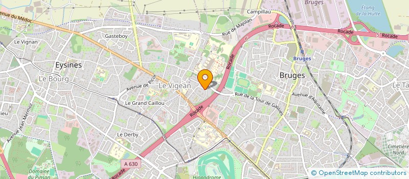 localisation de l'entreprise MLK BAT à BRUGES