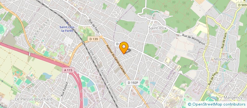 localisation de l'entreprise MLK CLEAN à SAINT-PRIX