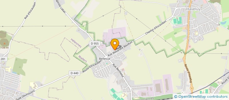 localisation de l'entreprise MLK CONNECT  ESCAUDAIN