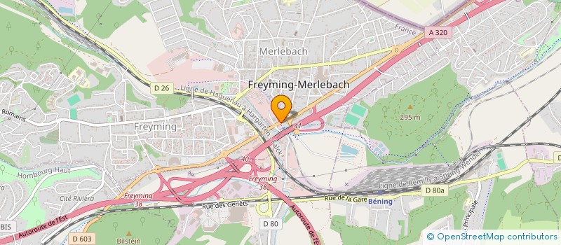 localisation de l'entreprise MLK DRIVE CONTROL  FREYMING-MERLEBACH