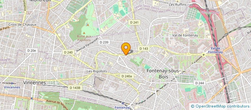 localisation de l'entreprise MLK ENERGY à FONTENAY-SOUS-BOIS