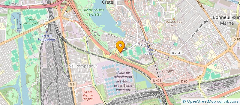 localisation de l'entreprise MLK FORMATION à CRETEIL
