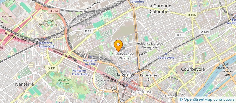 localisation de l'entreprise MLK GROUP à COURBEVOIE