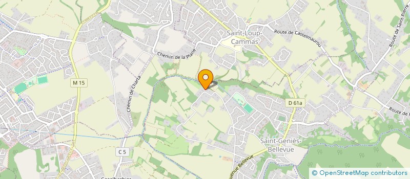 localisation de l'entreprise MLK HOLDING  SAINT-GENIES-BELLEVUE