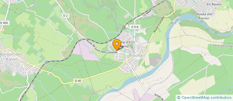 localisation de l'entreprise MLK IMMO  BROUILLA