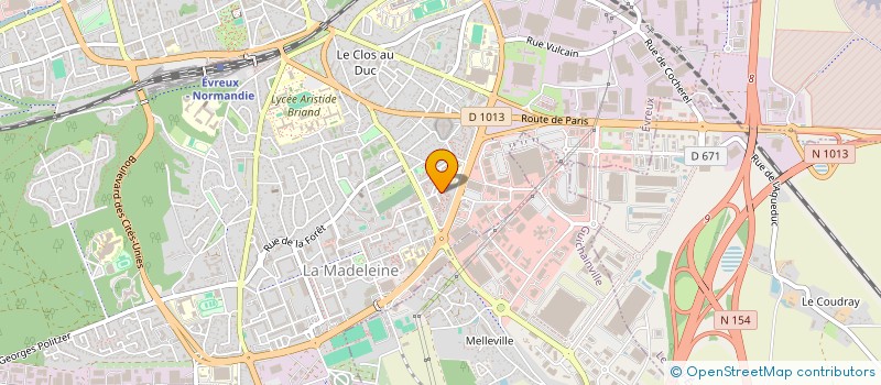 localisation de l'entreprise MLK PLOMBERIE CHAUFFAGE  EVREUX