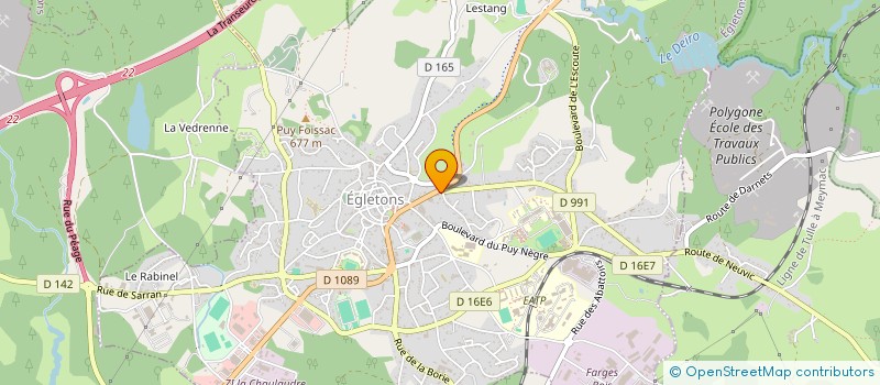 localisation de l'entreprise MLK SPORTS CO à EGLETONS