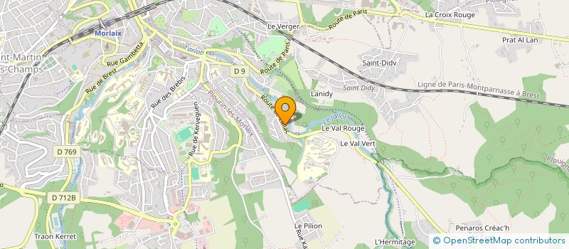 localisation de l'entreprise MLK29  MORLAIX