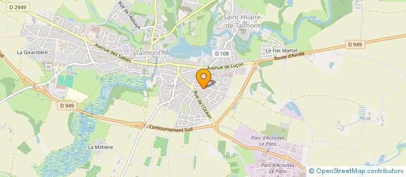 localisation de l'entreprise MLK85  TALMONT-SAINT-HILAIRE