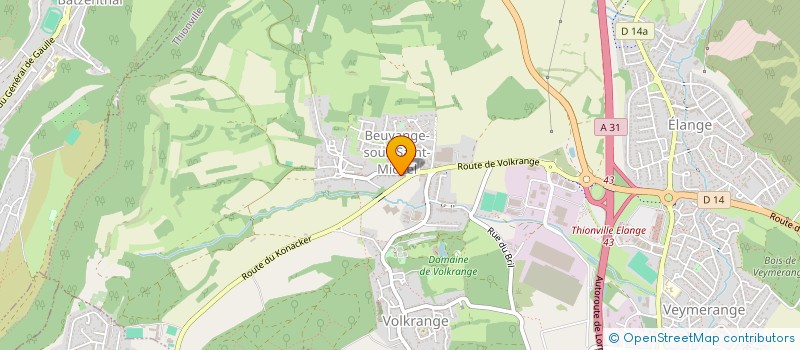 localisation de l'entreprise MLKC à THIONVILLE