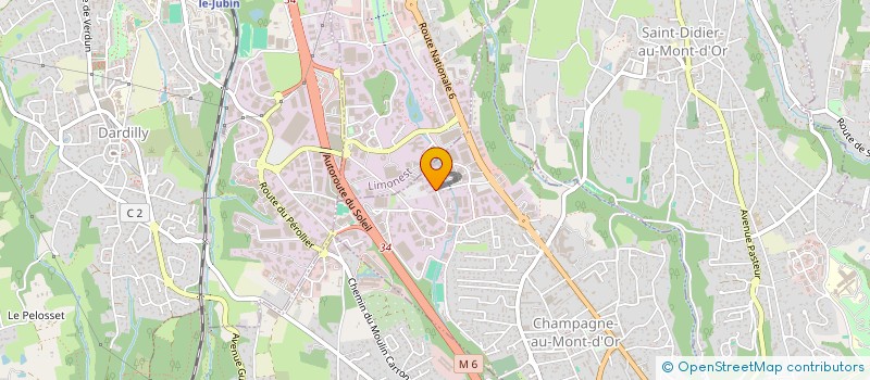 localisation de l'entreprise MLKR  CHAMPAGNE-AU-MONT-D'OR