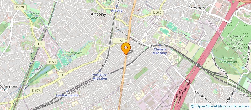 localisation de l'entreprise MLL à ANTONY