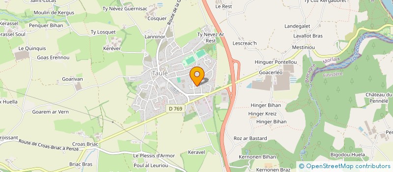 localisation de l'entreprise MLL GRAVIER INVEST  TAULE