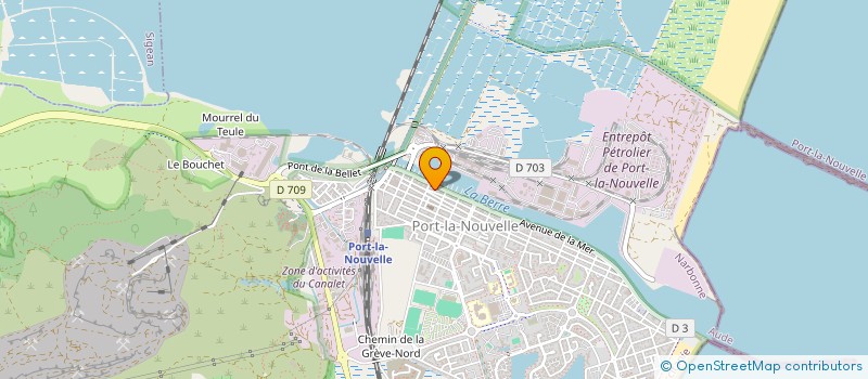 localisation de l'entreprise MLLE AMANDINE  PORT-LA-NOUVELLE