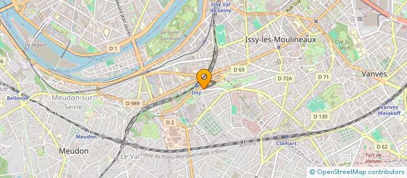 localisation de l'entreprise MLLE EMMA à ISSY-LES-MOULINEAUX
