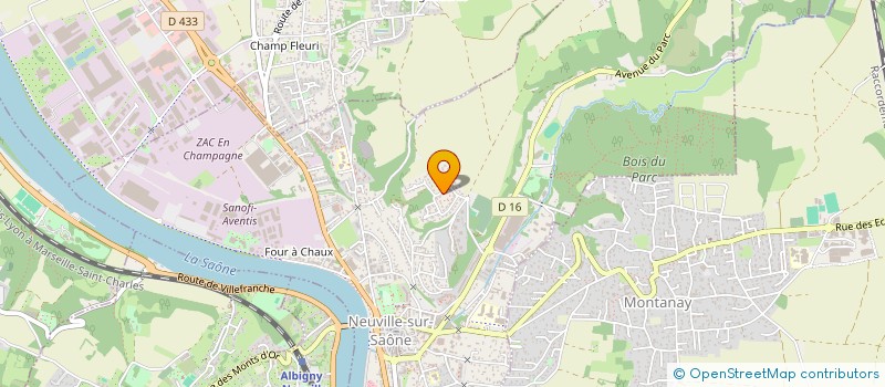 localisation de l'entreprise MLM  NEUVILLE-SUR-SAONE